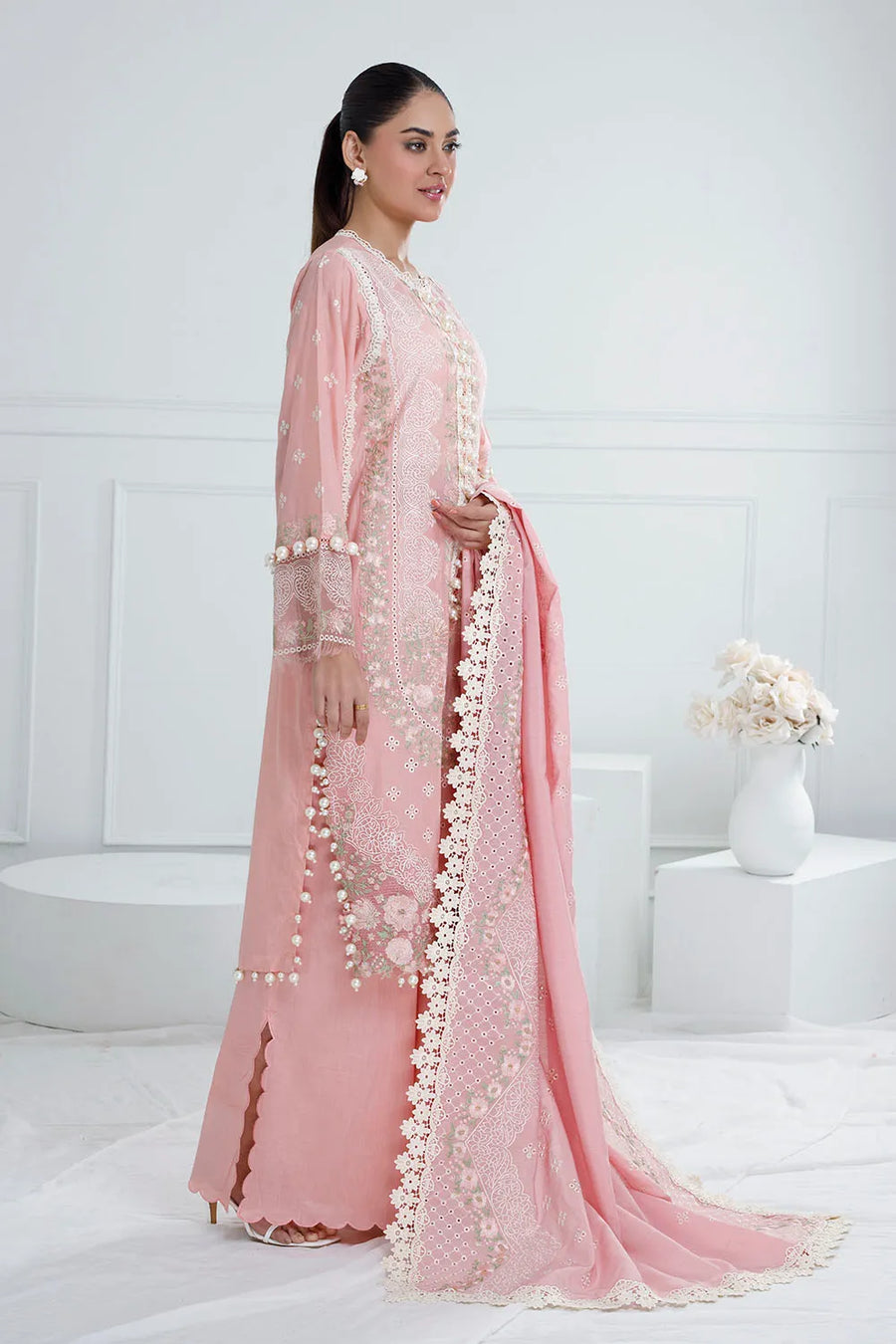 Gul Ahmed The joy Of Summer Embroidered Lawn Unstitched 3Pc Suit PM-52011