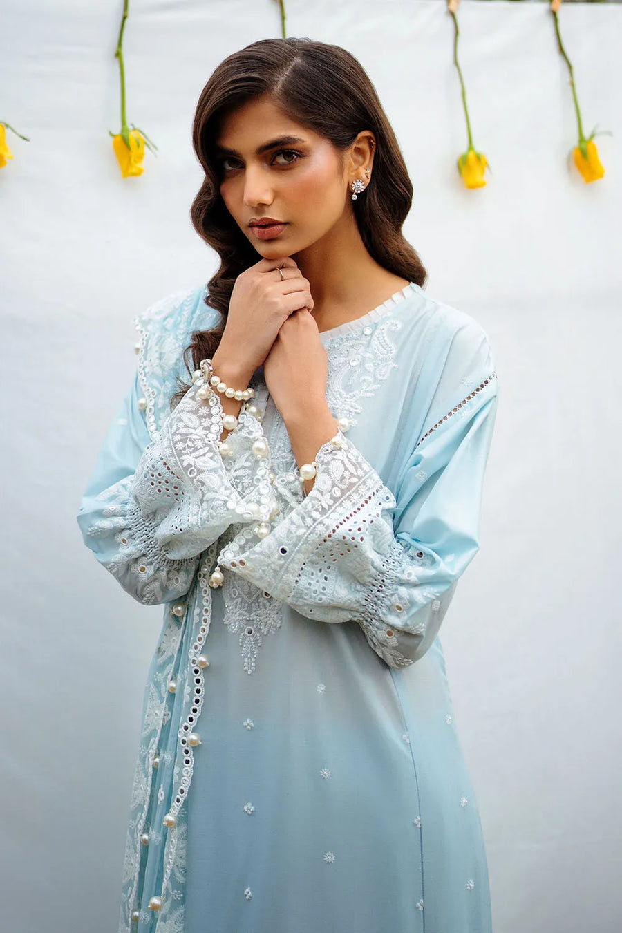 Gul Ahmed Premium Luxury Unstitched Embroidered Lawn 3Pc Suit PM-52027