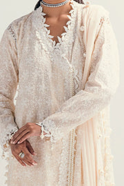 Gul Ahmed Chikankari Embroidered Lawn Unstitched 3Pc Suit PM-52046