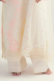 Gul Ahmed Chikankari Embroidered Lawn Unstitched 3Pc Suit PM-52047