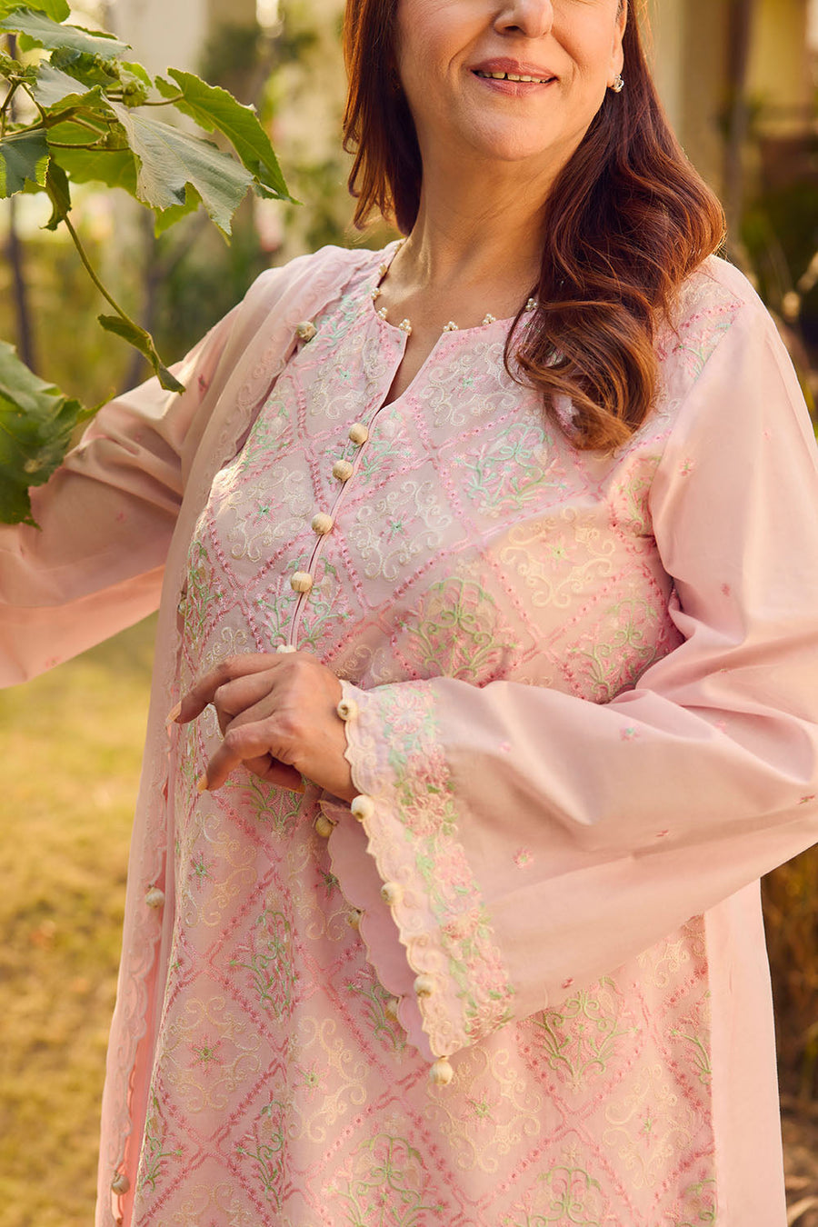Gul Ahmed Tribute to Mothers Embroidered Lawn Unstitched 3Pc Suit PM-52087