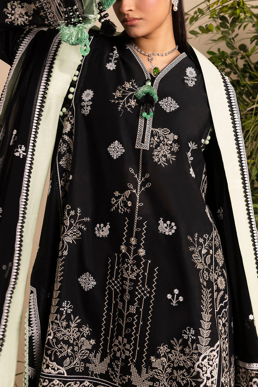 Gul Ahmed Slow Bloom Embroidered Lawn Unstitched 3Pc Suit PM-62005