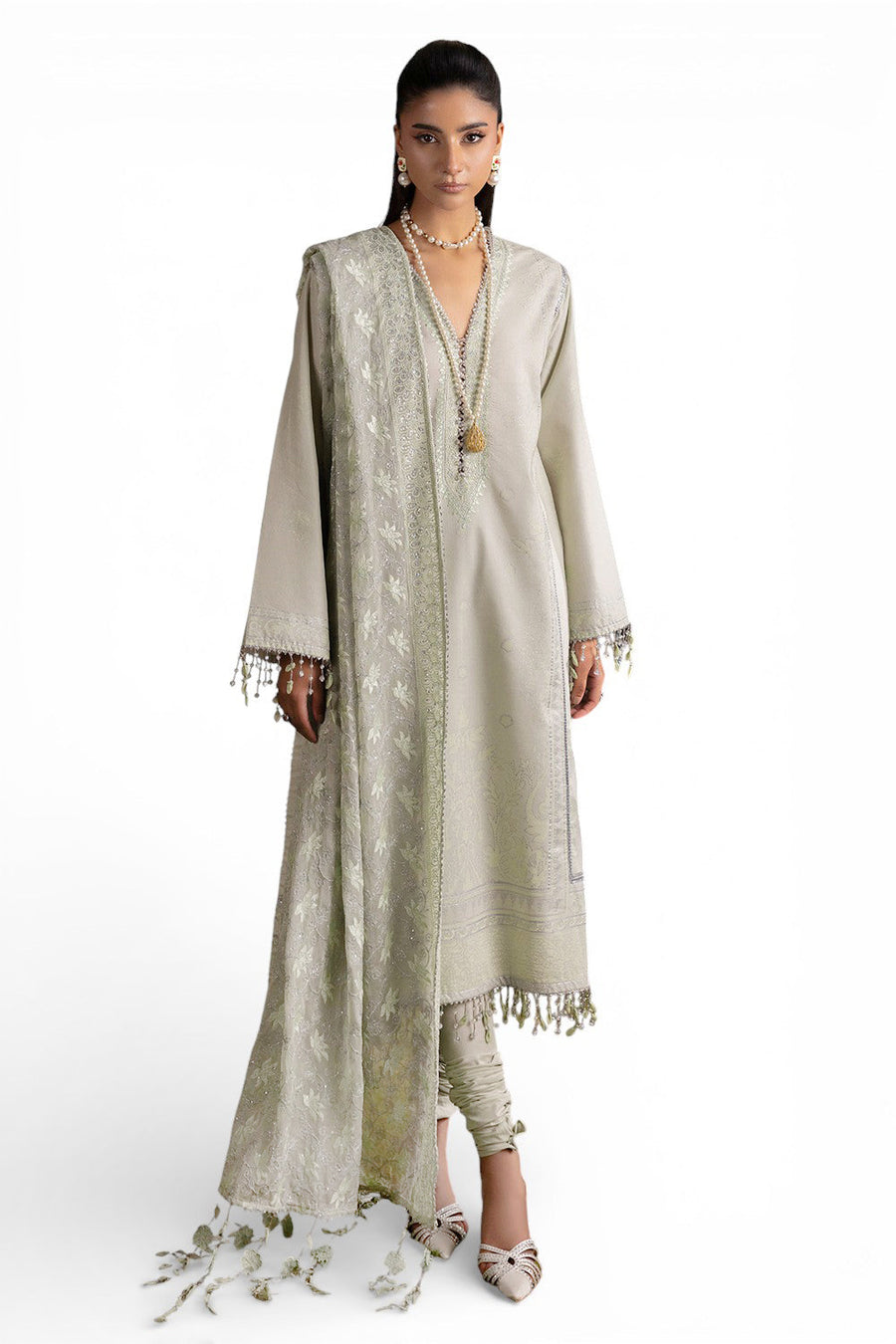 Gul Ahmed Slow Bloom Embroidered Lawn Unstitched 3Pc Suit PM-62007