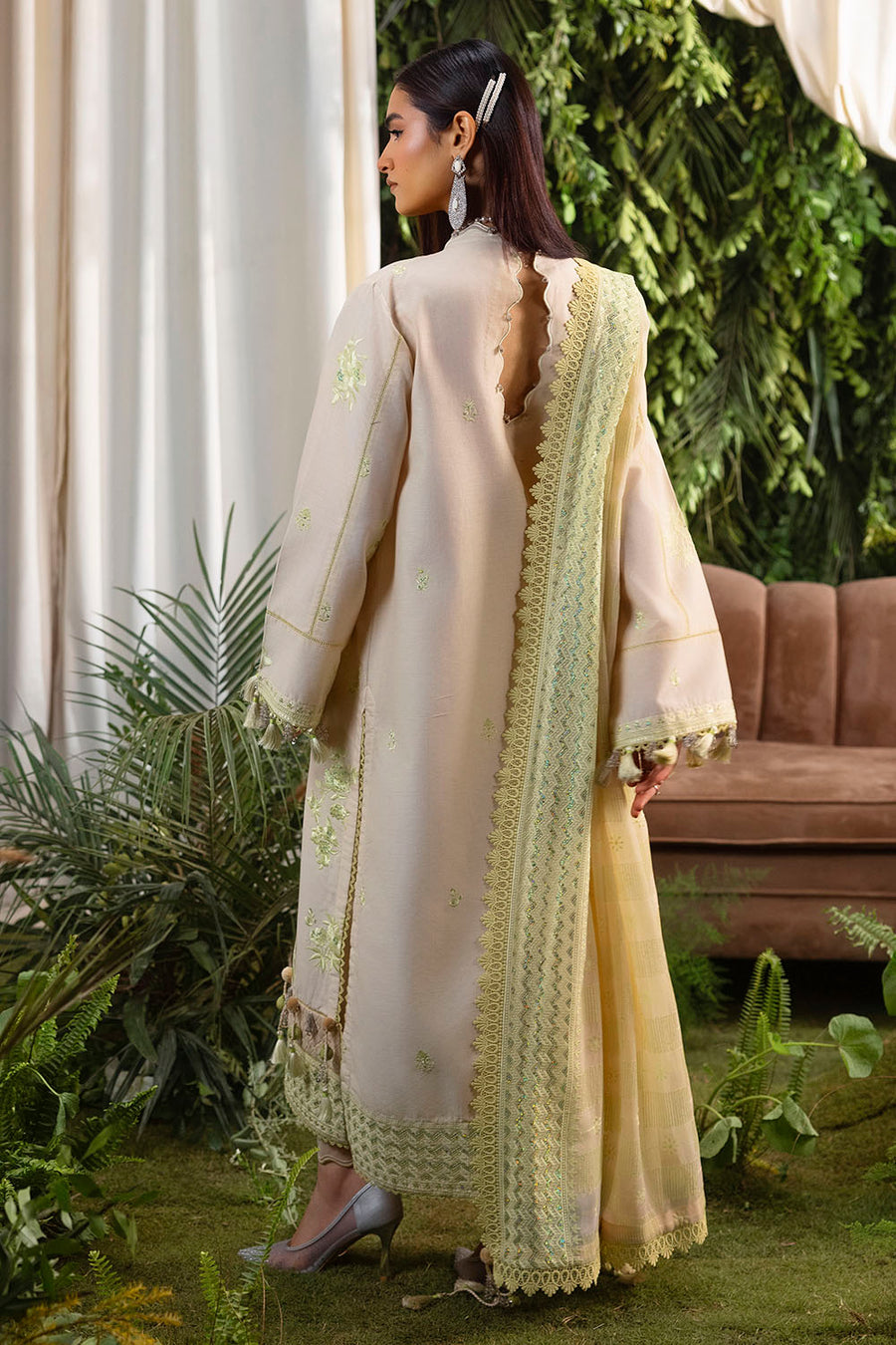 Gul Ahmed Slow Bloom Embroidered Lawn Unstitched 3Pc Suit PM-62018
