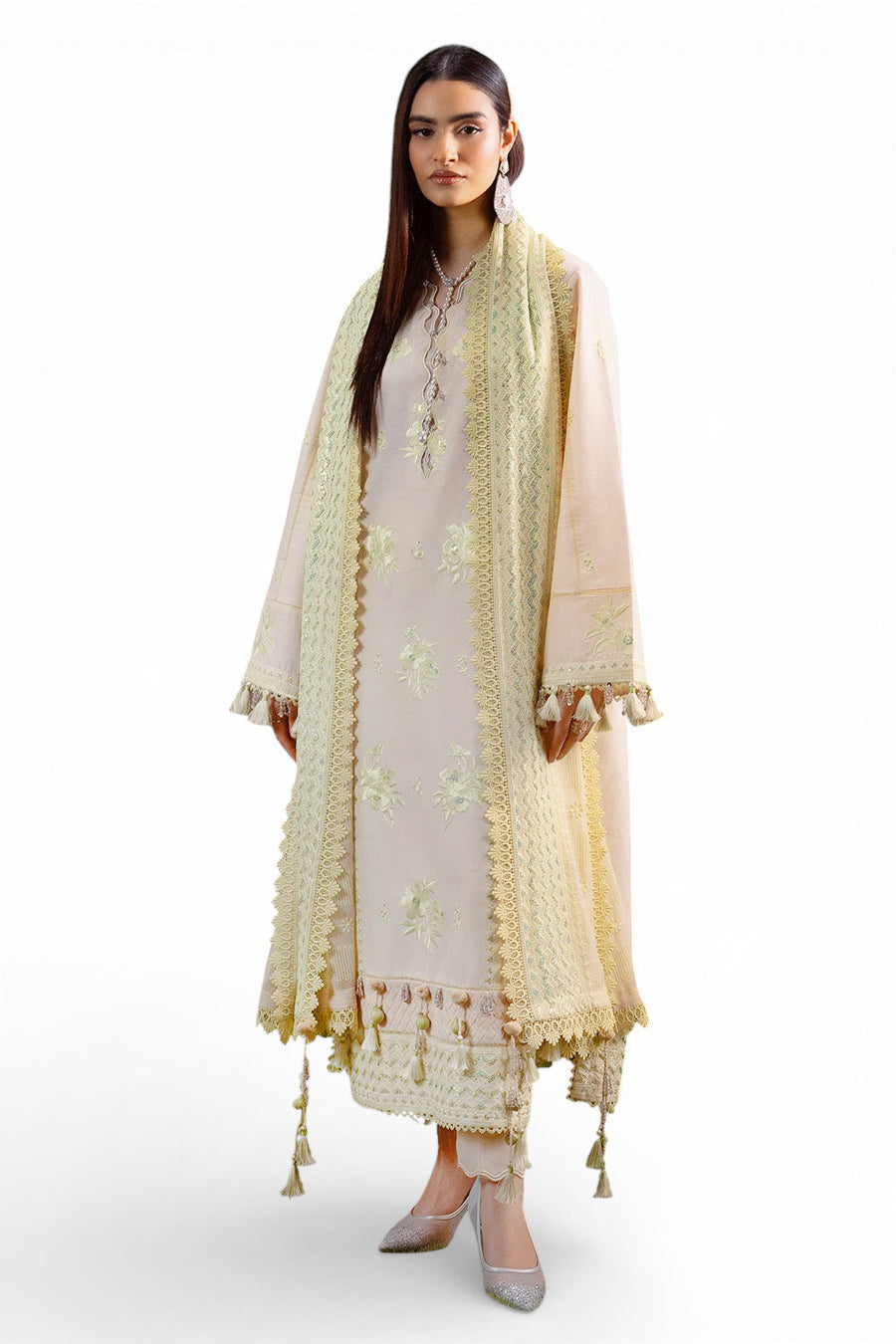 Gul Ahmed Slow Bloom Embroidered Lawn Unstitched 3Pc Suit PM-62018