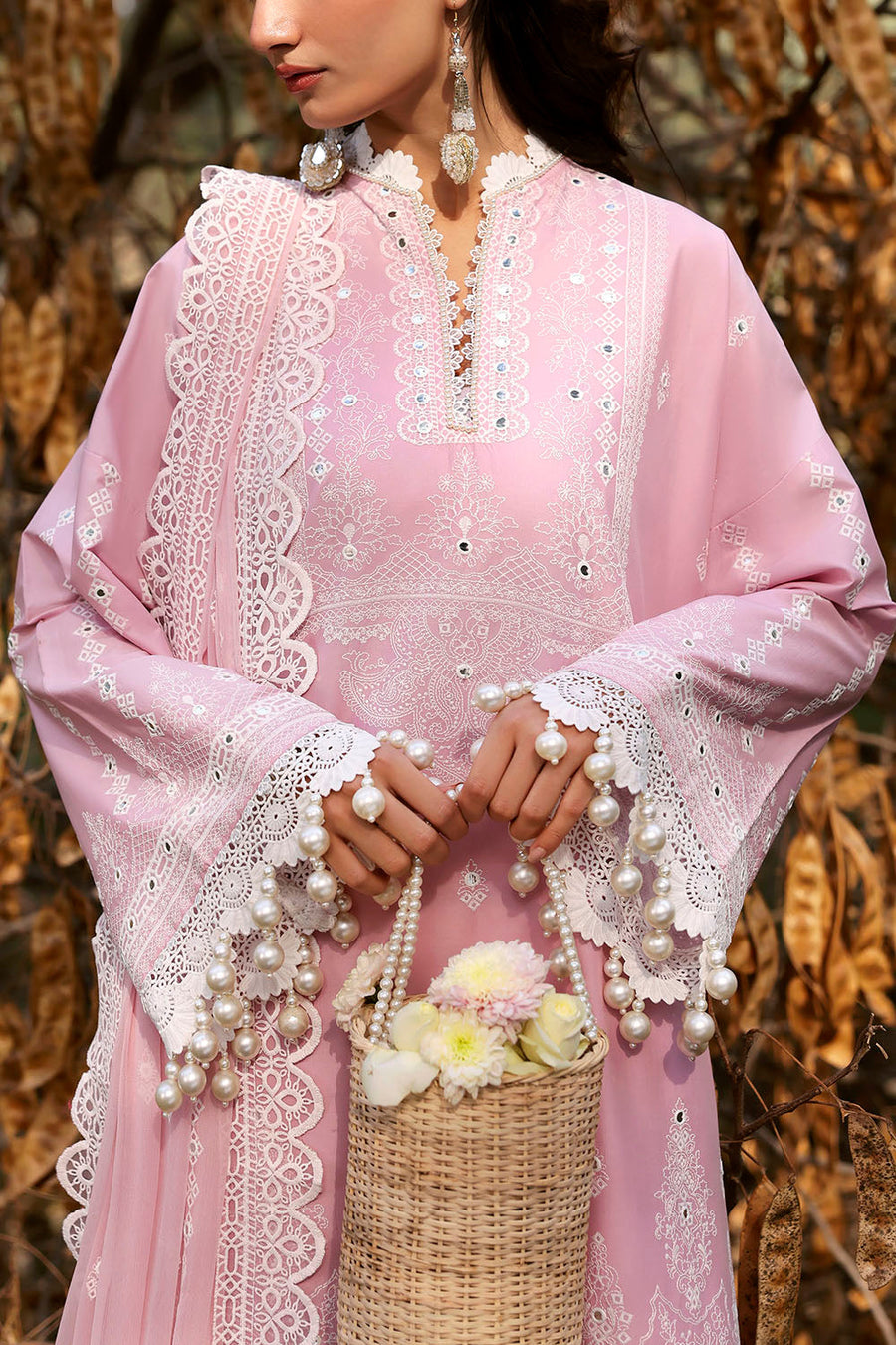 Gul Ahmed Luxury Lawn Unstitched Embroidered 3Pc Suit PM-62020