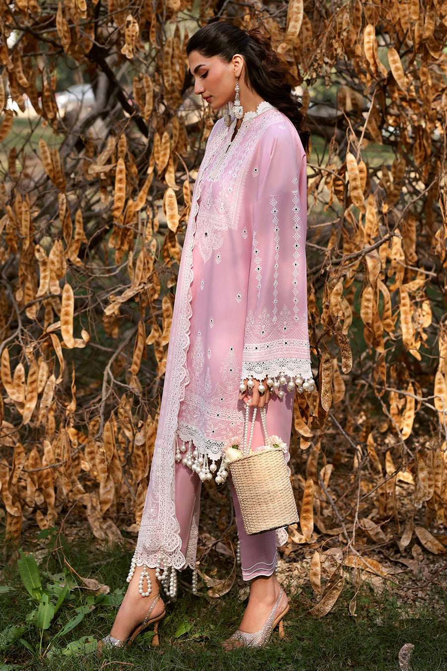 Gul Ahmed Luxury Lawn Unstitched Embroidered 3Pc Suit PM-62020
