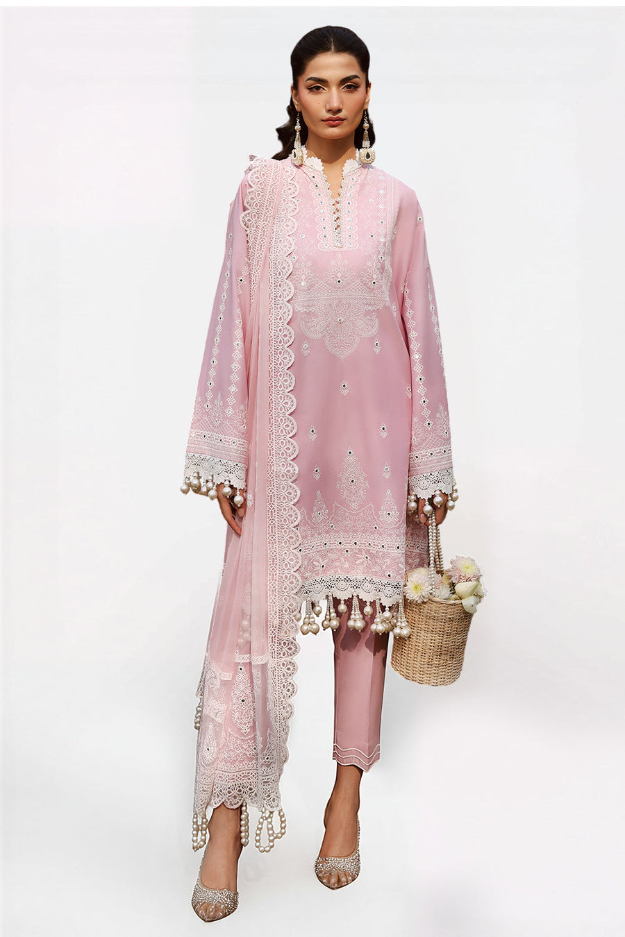 Gul Ahmed Luxury Lawn Unstitched Embroidered 3Pc Suit PM-62020
