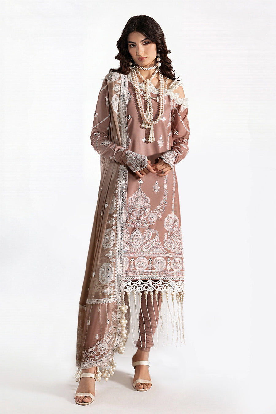 Gul Ahmed Luxury Lawn Unstitched Embroidered 3Pc Suit PM-62021