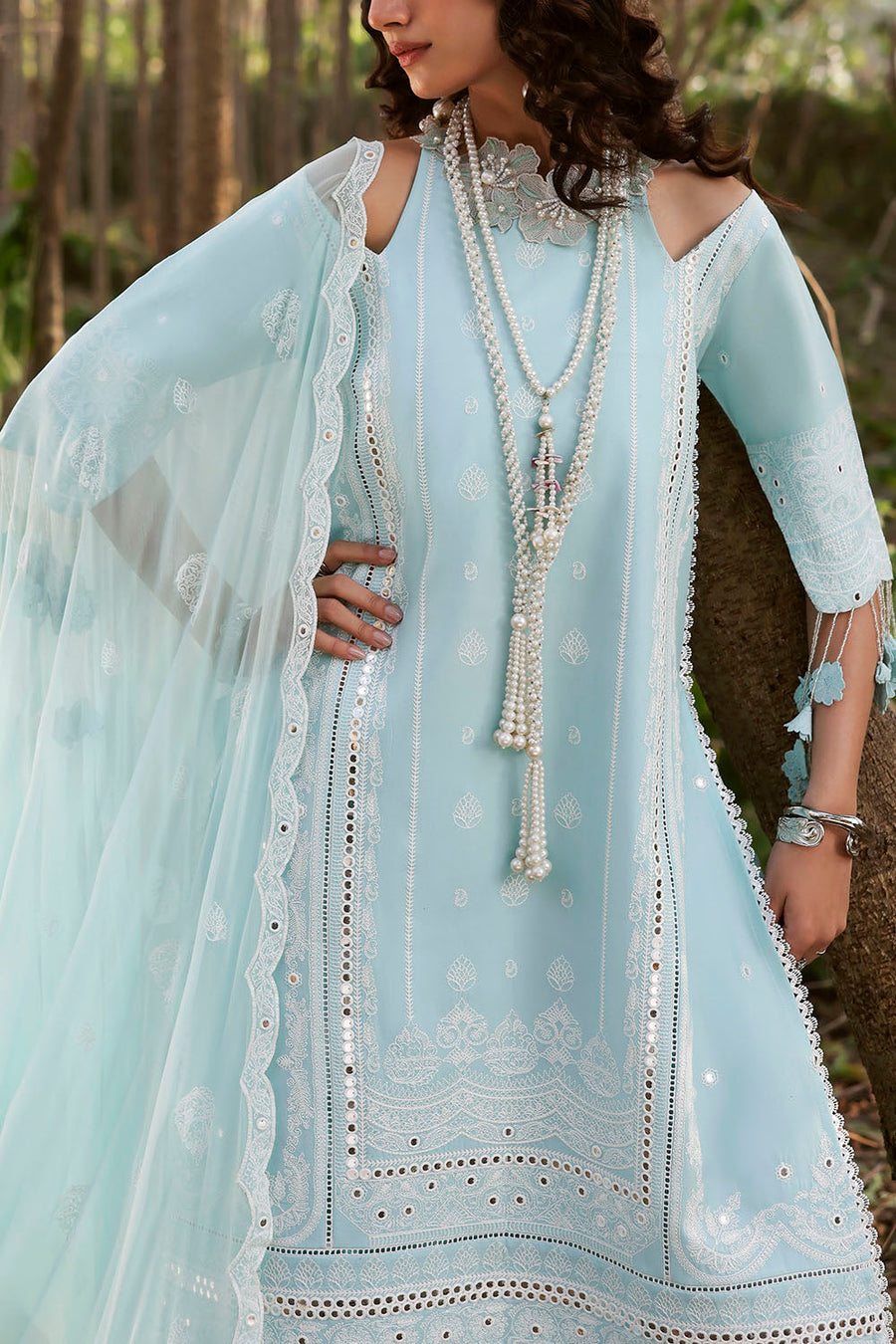 Gul Ahmed Luxury Lawn Unstitched Embroidered 3Pc Suit PM-62024