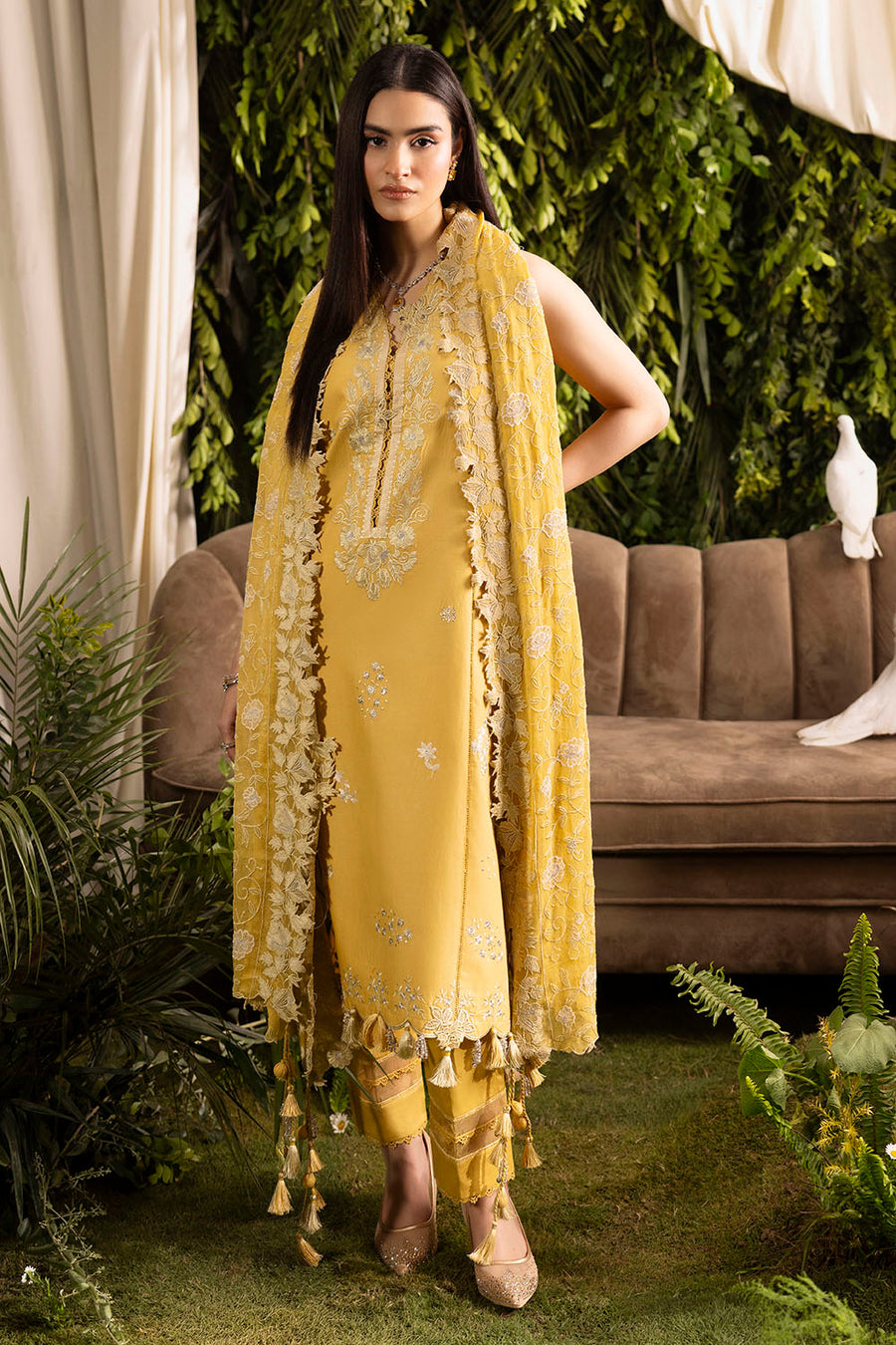 Gul Ahmed Slow Bloom Embroidered Lawn Unstitched 3Pc Suit PM-62028