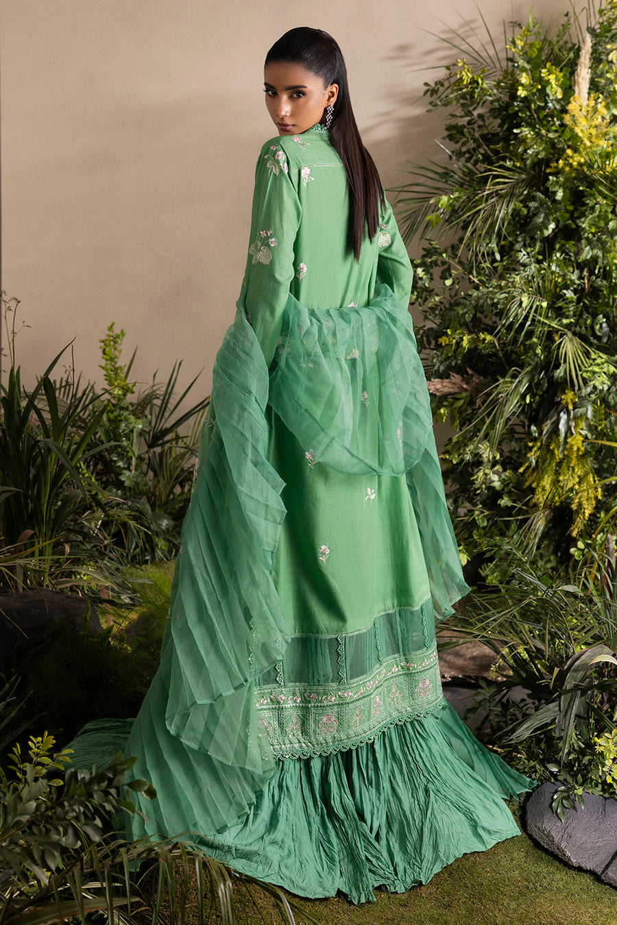 Gul Ahmed Slow Bloom Embroidered Lawn Unstitched 3Pc Suit PM-62031