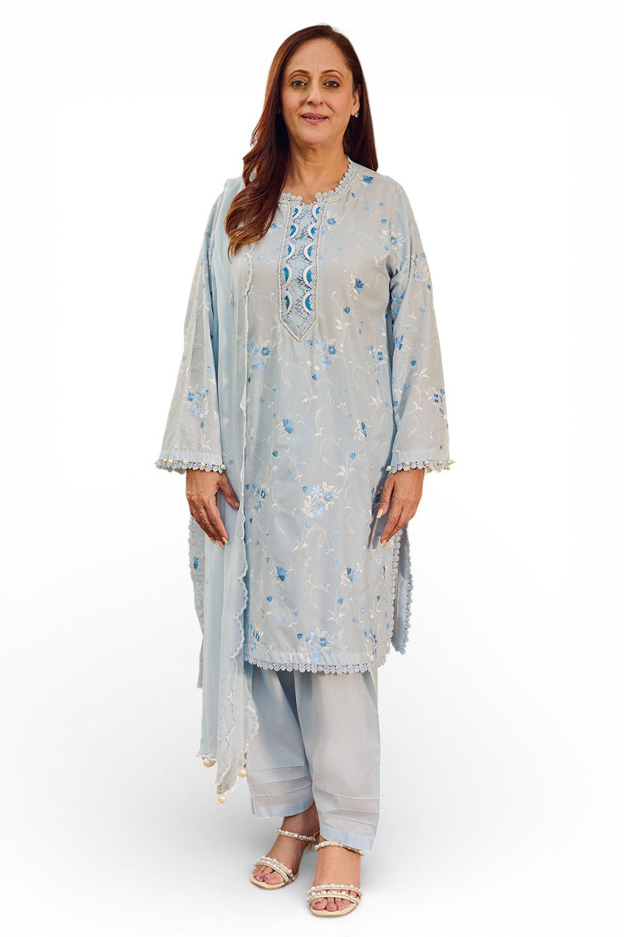 Gul Ahmed Tribute to Mothers Embroidered Lawn Unstitched 3Pc Suit PM-62047