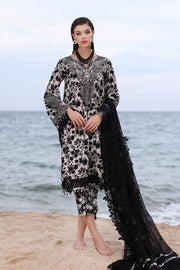Charizma Print Melody Embroidered Lawn Unstitched 3Pc Suit PM4-01