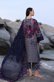 Charizma Print Melody Embroidered Lawn Unstitched 3Pc Suit PM4-06