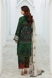 Charizma Print Melody Embroidered Lawn Unstitched 3Pc Suit PM4-08