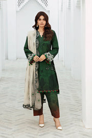 Charizma Print Melody Embroidered Lawn Unstitched 3Pc Suit PM4-08