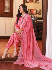 Gul Ahmed Premium Embroidered Lawn Unstitched 3Pc Suit PM-42023