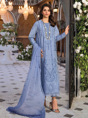 Gul Ahmed Premium Embroidered Lawn Unstitched 3Pc Suit PM-42027