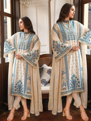 Gul Ahmed Premium Embroidered Lawn Unstitched 3Pc Suit PM-42030
