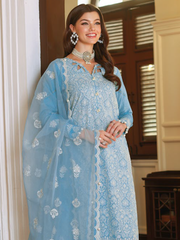 Gul Ahmed Premium Embroidered Lawn Unstitched 3Pc Suit PM-42034