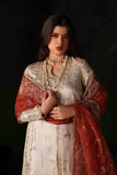 Emaan Adeel Verve Embroidered Raw Silk Unstitched 3Pc Suit - POISE