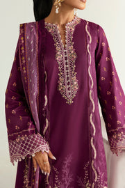 Qalamkar QPrints Unstitched Printed Lawn 3Pc Suit PQ-01B MIYA
