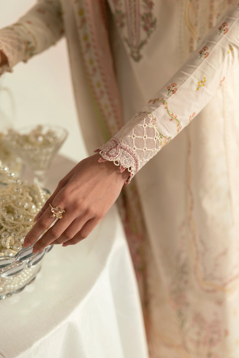 Qalamkar QPrints Unstitched Printed Lawn 3Pc Suit PQ-01A NENA