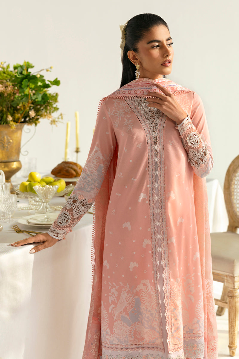 Qalamkar QPrints Unstitched Printed Lawn 3Pc Suit PQ-02B AROHA