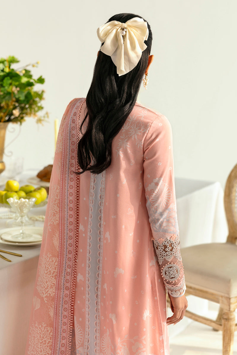 Qalamkar QPrints Unstitched Printed Lawn 3Pc Suit PQ-02B AROHA