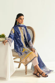 Qalamkar QPrints Unstitched Printed Lawn 3Pc Suit PQ-02A HINA