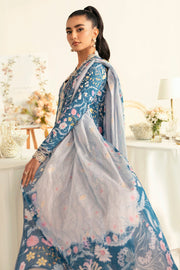 Qalamkar QPrints Unstitched Printed Lawn 3Pc Suit PQ-04B RHEA