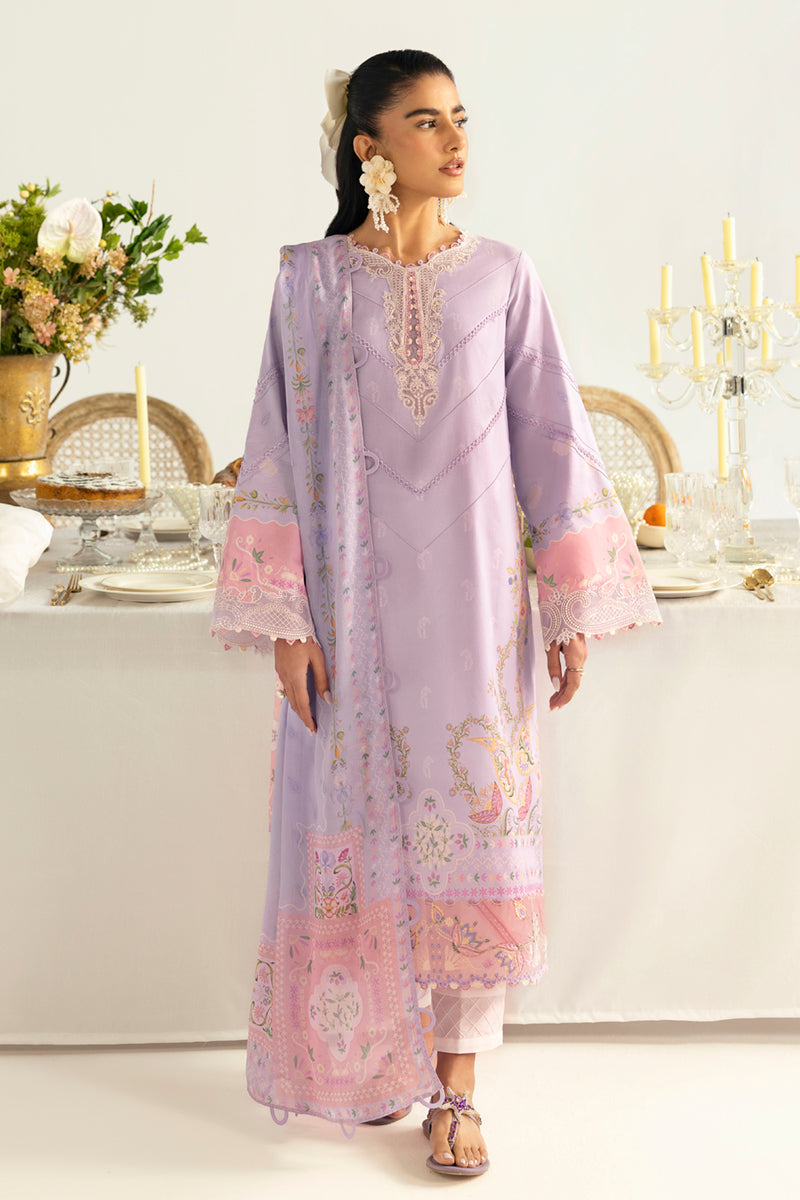 Qalamkar QPrints Unstitched Printed Lawn 3Pc Suit PQ-05B ISLA