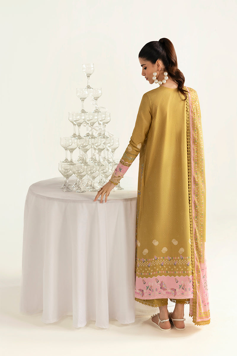Qalamkar QPrints Unstitched Printed Lawn 3Pc Suit PQ-05A SIAN