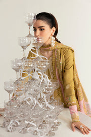 Qalamkar QPrints Unstitched Printed Lawn 3Pc Suit PQ-05A SIAN
