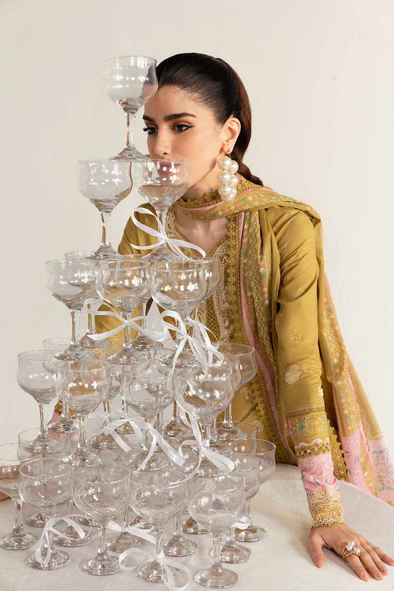 Qalamkar QPrints Unstitched Printed Lawn 3Pc Suit PQ-05A SIAN