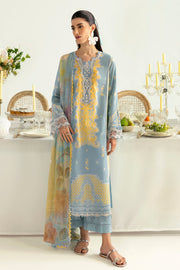 Qalamkar QPrints Unstitched Printed Lawn 3Pc Suit PQ-06A ELVA