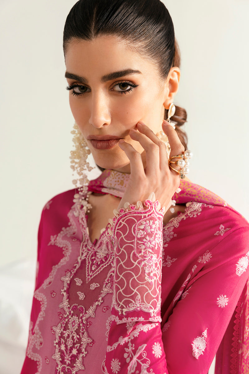 Qalamkar QPrints Unstitched Printed Lawn 3Pc Suit PQ-06B VEDA