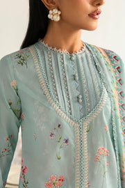 Qalamkar QPrints Unstitched Printed Lawn 3Pc Suit PQ-08B RENA