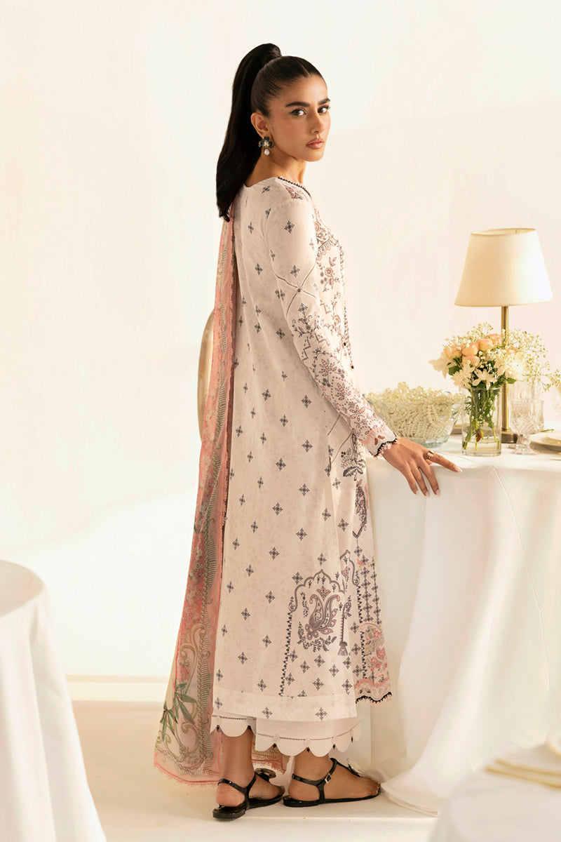 Qalamkar QPrints Unstitched Printed Lawn 3Pc Suit PQ-09A LYRA