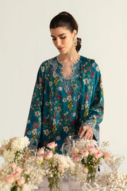 Qalamkar QPrints Unstitched Printed Lawn 3Pc Suit PQ-10A FAHA