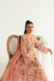 Qalamkar QPrints Unstitched Printed Lawn 3Pc Suit PQ-10B MAIRA