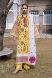 Ittehad Textiles Unstitched Embroidered Lawn 3Pc Suit LF-EM24-3P-SUNEHRI