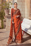 Gul Ahmed Chunri Embroidered Raw Silk Unstitched Saree PRS-42003