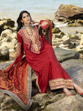 Gul Ahmed Chunri Embroidered Cotton Silk Unstitched 3Pc Suit PRW-42003
