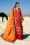 Gul Ahmed Chunri Embroidered Raw Silk Unstitched 3Pc Suit PRW-42007