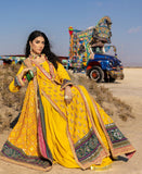 Gul Ahmed Chunri Embroidered Raw Silk Unstitched 3Pc Suit PRW-52020