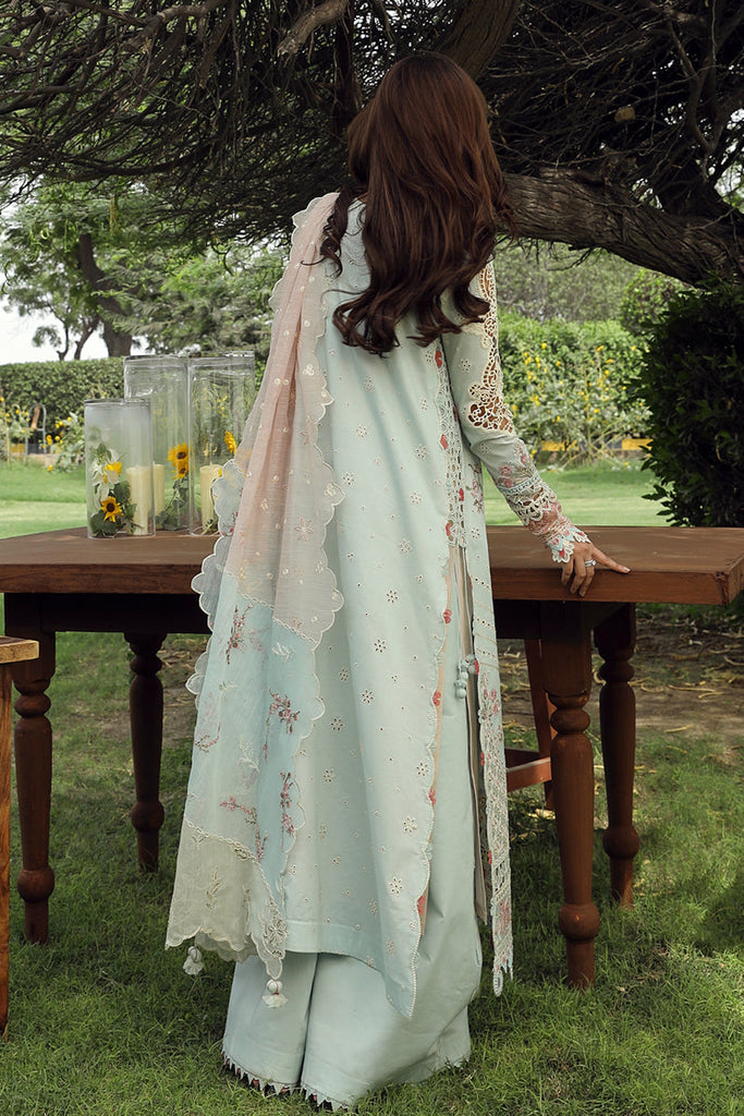Qalamkar Chikankari Lawn Suit Unstitched 3 Piece QLM24F PS-05 Amaar - Festive Collection