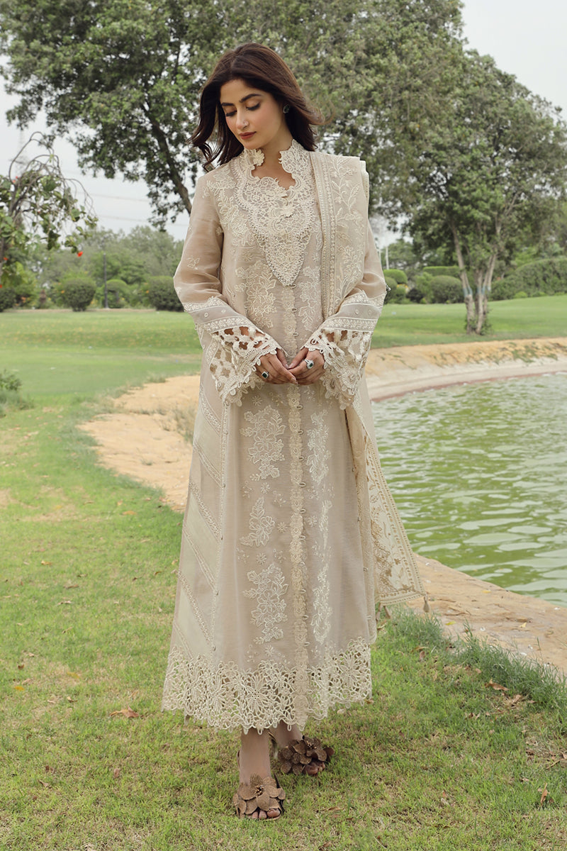 Qalamkar Festive Chikankari Lawn Unstitched 3Pc Suit PS-02 ERICA