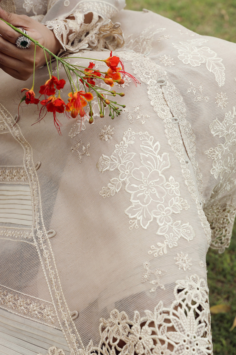 Qalamkar Festive Chikankari Lawn Unstitched 3Pc Suit PS-02 ERICA